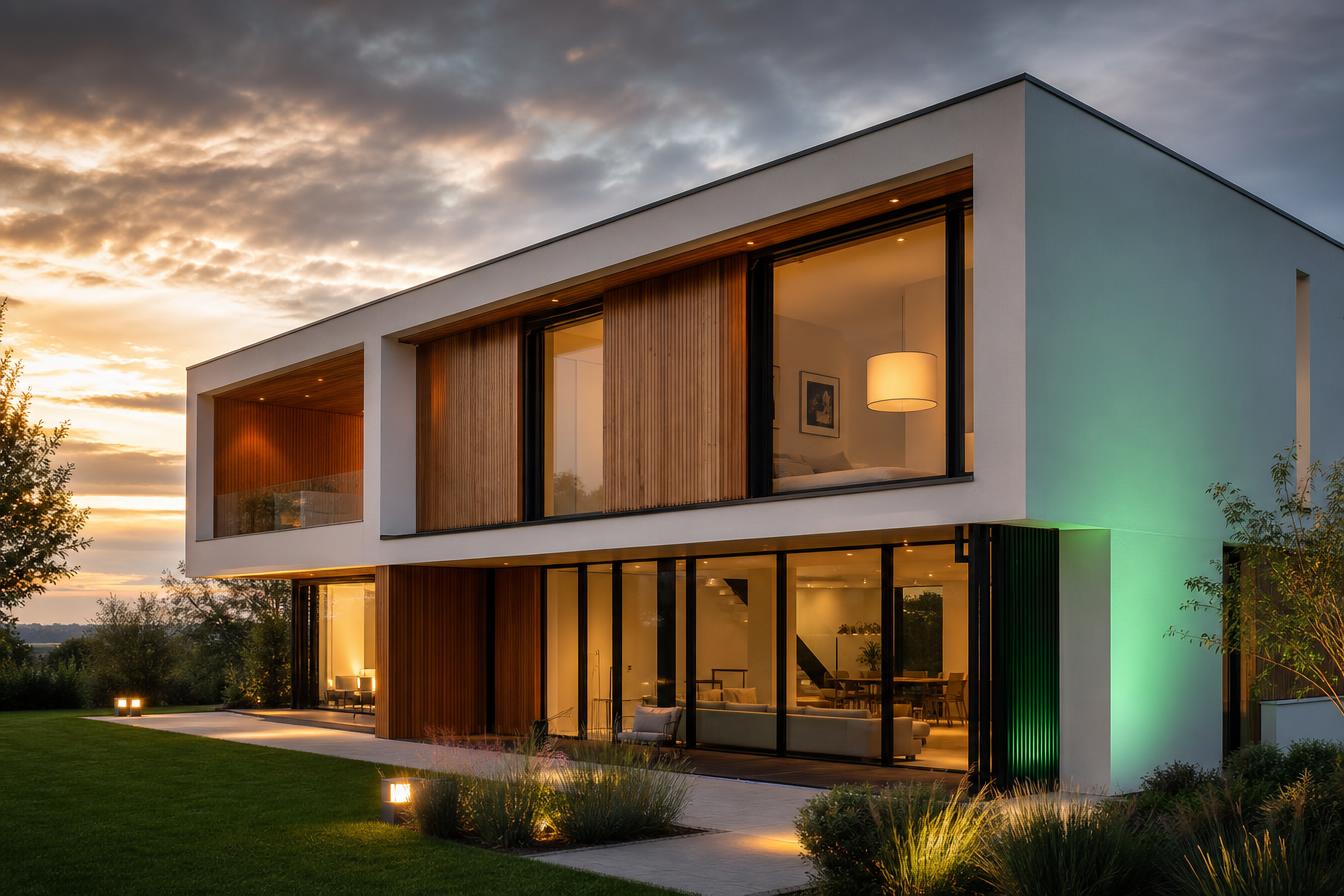 Maison contemporaine étudiée par BET-Thermique