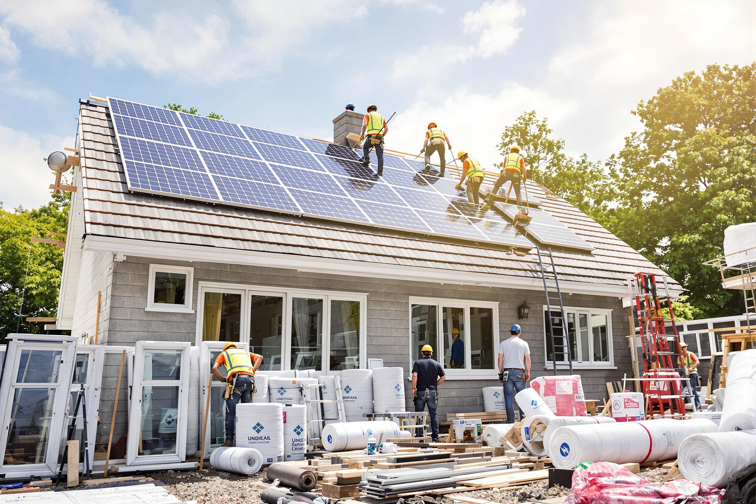 Rénovations écoénergétiques en cours